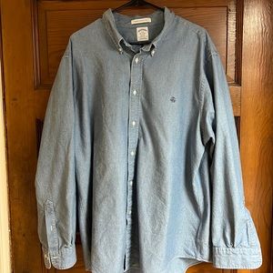 Denim Brooks Brothers Button Down Shirt